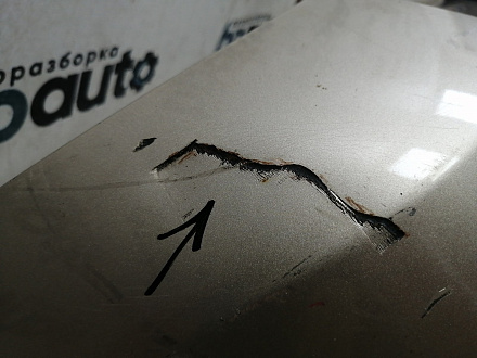 AA046211; Бампер задний; без паркт. (86611-10000) для Hyundai Matrix I рест. 2 (2008-2010)/БУ; Оригинал; Р2, Удовлетворительное; 