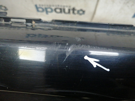 AA046165; Бампер передний; под паркт.; под омыват. (52119-60E01) для Toyota Land Cruiser Prado 150 (2010 — 2013)/БУ; Оригинал; Р1, Мелкий дефект; 