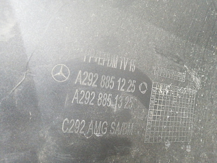 AA022834; Бампер задний AMG; под паркт. (A2928851225) для Mercedes-Benz GLE coupe I (С292) (2015-2019)/БУ; Оригинал; Р1, Мелкий дефект; 