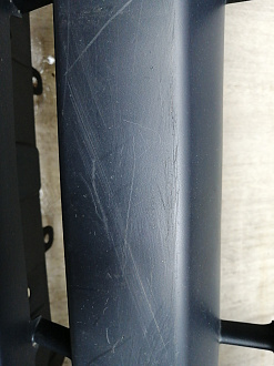 AA045867; Бампер передний; под паркт.; под омыват. (HY32-17F003-AAW) для Land Rover Discovery V L462 (2017 - 2020)/БУ; Оригинал; Р1, Мелкий дефект; 