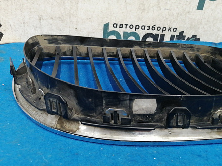 AA034171; Решетка радиатора левая, 13 перемычек (51137211657) для BMW 7 серия F01 F02/БУ; Оригинал; Р1, Мелкий дефект; 