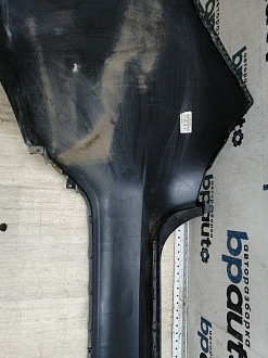 AA046120; Бампер задний; без паркт. (86611-4Y000) для Kia Rio III Sedan (2011- 2015)/БУ; Оригинал; Р1, Мелкий дефект; 