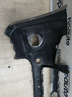 BA000240; Бампер передний; без паркт.; под омыват. (52119-42730) для Toyota Rav4 30 рест. V 2.4 (2009 - 2010)/БУ; Оригинал; Р1, Мелкий дефект; 