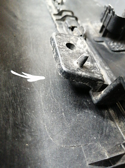 AA045477; Бампер задний; под паркт. (86611-M0000) для Hyundai Creta I (2016-2021)/БУ; Оригинал; Р2, Удовлетворительное; 