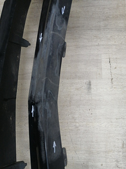 AA045782; Бампер передний, AMG; под паркт.; под омыват. (A1668854425) для Mercedes-Benz M-klasse III (W166) (2011-2015)/БУ; Оригинал; Р1, Мелкий дефект; 