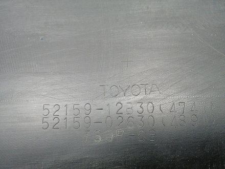 AA044347; Бампер задний; без паркт. (52159-12B30) для Toyota Corolla 150 рест. (2010-2013)/БУ; Оригинал; Р1, Мелкий дефект; 