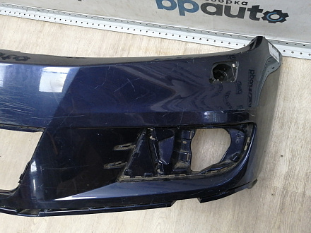 AA044681; Бампер передний, Sport-Style; без паркт.; под омыват. (5NU807221) для Volkswagen Tiguan I рест. (2011- 2016)/БУ; Оригинал; Р1, Мелкий дефект; 