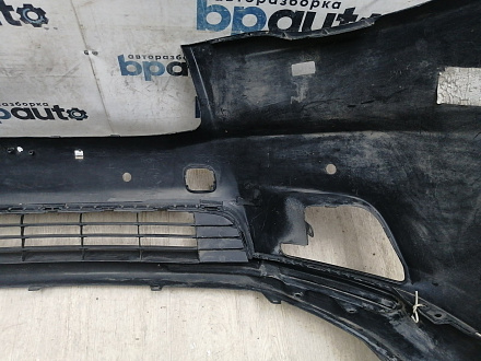 AA045949; Бампер передний; под паркт.; под омыват. (52119-0E220) для Toyota Highlander III (2014 — 2016)/БУ; Оригинал; Р1, Мелкий дефект; 