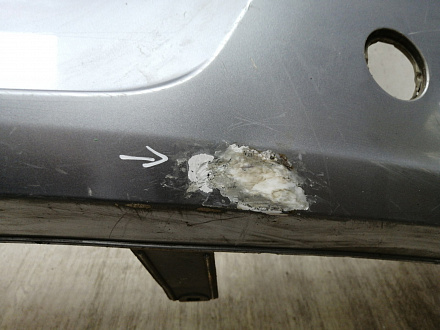 AA044738; Бампер задний; под паркт. (94703454) для Opel Astra/БУ; Оригинал; Р1, Мелкий дефект; 