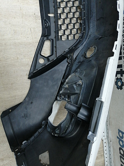 AA045686; Бампер передний, Track-Field; без паркт.; под омыват. (5N0807221T) для Volkswagen Tiguan I рест. (2011- 2016)/БУ; Оригинал; Р1, Мелкий дефект; 