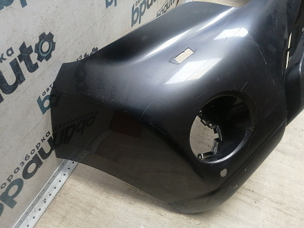 AA045965; Бампер передний; под паркт.; под омыват. (52119-60G50) для Toyota Land Cruiser Prado 150 рест. (2013 — 2017)/БУ; Оригинал; Р1, Мелкий дефект; 