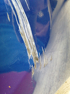 BA000148; Бампер задний; под паркт. (86611-4L200) для Hyundai Solaris I HB (2010- 2014)/БУ; Оригинал; Р1, Мелкий дефект; 