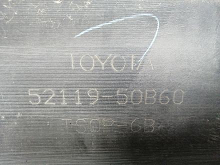 AA046132; Бампер передний; под паркт.; под омыват. (52119-50B60) для Lexus LS IV рест. (2010- 2012)/БУ; Оригинал; Р2, Удовлетворительное; 