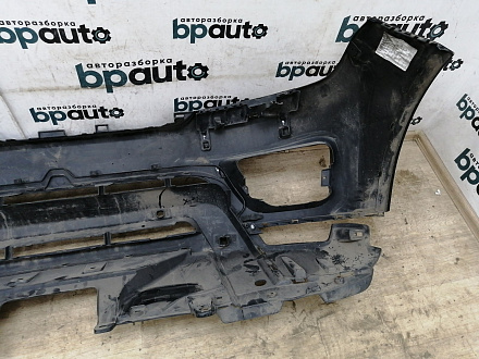 AA018102; Бампер передний; под паркт.; под омыват. (DK62-17F775-AB) для Land Rover Range Rover Sport II L 494 (2013 - 2017)/БУ; Оригинал; Р1, Мелкий дефект; 