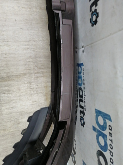AA044391; Бампер передний; под паркт.; под омыват. (5СU807221) для Volkswagen Jetta VI (2010- 2014)/БУ; Оригинал; Р1, Мелкий дефект; 