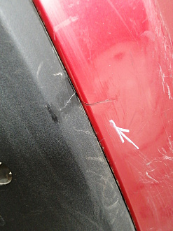 AA045351; Бампер передний; под паркт.; под омыват. (95122388) для Opel Mokka (2012 - 2015)/БУ; Оригинал; Р1, Мелкий дефект; 