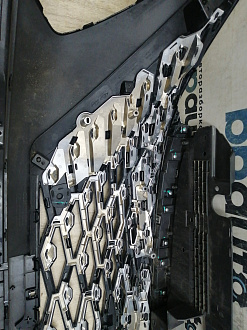 BA000275; Бампер передний; без паркт.; без омыват. (602002155AA) для Omoda C5 (2022- н.в.)/БУ; Оригинал; Р1, Мелкий дефект; 