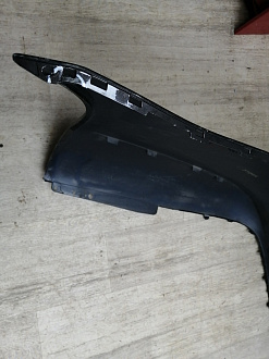 AA046058; Бампер задний, без молдинга; без паркт. (3AE807417) для Volkswagen Passat B7 Sedan (2011- 2014)/БУ; Оригинал; Р1, Мелкий дефект; 