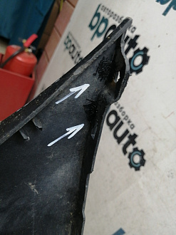 AA045695; Бампер задний; под паркт. (86611-4L000) для Hyundai/БУ; Оригинал; Р1, Мелкий дефект; 