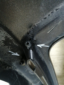 AA045858; Бампер передний; без паркт.; без омыват. (86511-4Y000) для Kia Rio/БУ; Оригинал; Р1, Мелкий дефект; 