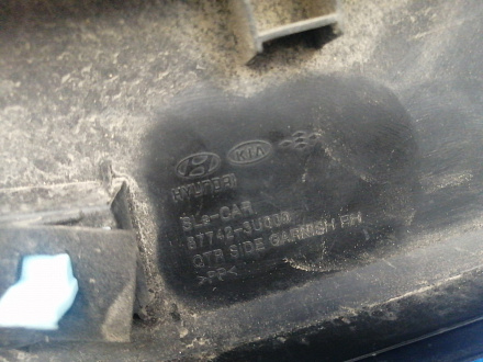 AA035666; Накладка на крыло задняя правая, расширитель (87742-3U000) для Kia Sportage/БУ; Оригинал; Р1, Мелкий дефект; 