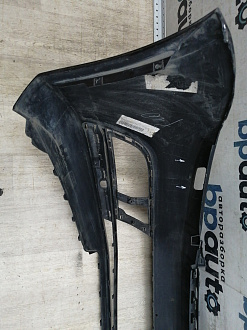 AA045688; Бампер передний; без паркт.; под омыват. (5СU807221A) для Volkswagen Jetta VI рест. (2015-2018)/БУ; Оригинал; Р1, Мелкий дефект; 