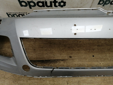 Фотография детали AA038406; Бампер передний; без паркт.; под омыват. (7P6807221C) для Volkswagen Touareg II (2010-2014)/БУ; Оригинал; Р1, Мелкий дефект; . Фото номер 5