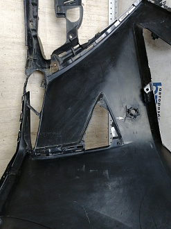 AA046302; Бампер передний; под паркт.; под омыват. (52119-48D40) для Lexus RX IV (2016 — 2019)/БУ; Оригинал; Р1, Мелкий дефект; 
