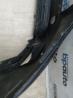 AA045949; Бампер передний; под паркт.; под омыват. (52119-0E220) для Toyota Highlander III (2014 — 2016)/БУ; Оригинал; Р1, Мелкий дефект; 