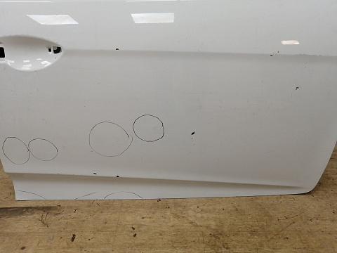 Фотография детали AA037682; Дверь передняя правая (76004-2V010) для Hyundai Veloster I (2011-2015)/БУ; Оригинал; Р1, Мелкий дефект; . Фото номер 10