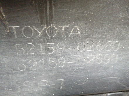 AA045678; Бампер передний; без паркт.; без омыват. (52119-02680) для Toyota Auris I (2007- 2010)/БУ; Оригинал; Р1, Мелкий дефект; 