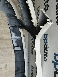 AA046138; Бампер передний, AMG; под паркт.; под омыват. (A1668856425) для Mercedes-Benz GL-klasse II (X166) (2012-2016)/БУ; Оригинал; Р2, Удовлетворительное; 