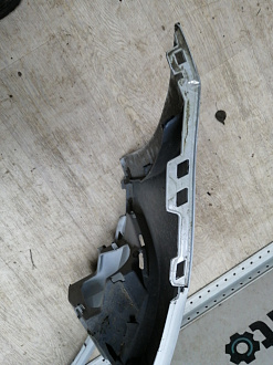 BA000137; Бампер передний; под паркт.; под омыват. (8R0 807 437 M) для Audi Q5 I рест. (2012-2017)/БУ; Оригинал; Р1, Мелкий дефект; 