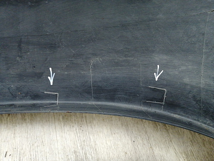 AA044988; Бампер передний; без паркт.; без омыват. (86511-2H000) для Hyundai Elantra IV (HD) (2006-2011)/БУ; Оригинал; Р1, Мелкий дефект; 