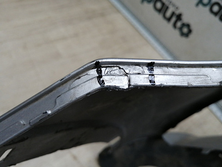 AA044917; Бампер передний; без паркт.; под омыват. (52119-0R180) для Toyota Rav4 40 рест. (2015 — 2019)/БУ; Оригинал; Р1, Мелкий дефект; 