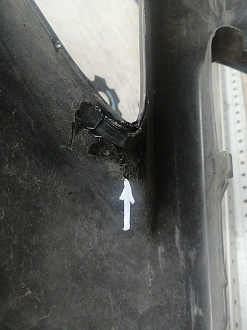 AA045771; Бампер передний; без паркт.; под омыват. (BGV450031) для Mazda 3 BL/БУ; Оригинал; Р2, Удовлетворительное; 