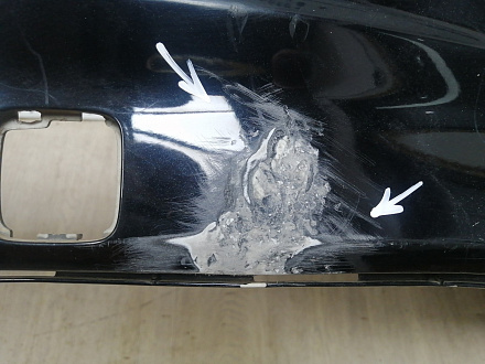 BA000237; Бампер задний; под паркт. (BS71-F17906-A) для Ford Mondeo Sedan IV рест. (2010- 2014)/БУ; Оригинал; Р1, Мелкий дефект; 