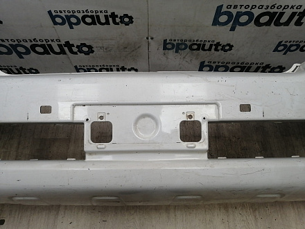 AA044520; Бампер передний; под паркт.; под омыват. (52119-60B20) для Toyota Land Cruiser 200 (2008 — 2012)/БУ; Оригинал; Р1, Мелкий дефект; 