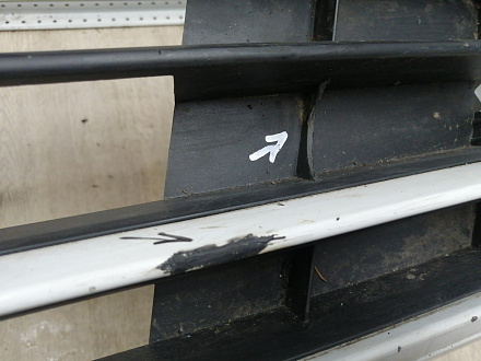 AA045819; Бампер передний; под паркт.; под омыват. (3G0807221) для Volkswagen Passat/БУ; Оригинал; Р1, Мелкий дефект; 