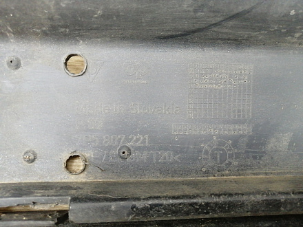 AA017482; Бампер передний; под паркт.; под омыват. (7P5 807 221) для Porsche Cayenne II (958) (2010-2014)/БУ; Оригинал; Р0, Хорошее; 