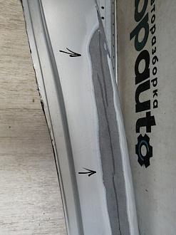 AA046227; Бампер задний; без паркт. (1T0807417K) для Volkswagen Touran II (2010-2015)/БУ; Оригинал; Р2, Удовлетворительное; 