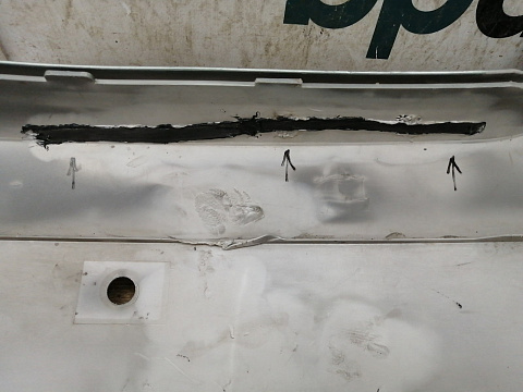 Фотография детали AA034197; Бампер задний; под паркт. (1Z5 807 421 F) для Skoda Octavia II рест. Liftback (2008-2013)/БУ; Оригинал; Р1, Мелкий дефект; . Фото номер 19