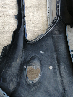 AA044362; Бампер передний; под паркт.; без омыват. (8A61-17K819) для Ford Fiesta VI (2008-2013)/БУ; Оригинал; Р1, Мелкий дефект; 