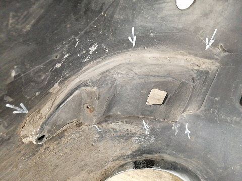 Фотография детали AA038408; Бампер задний, Япония; под паркт. (52159-53070) для Lexus IS II (2005 - 2008)/БУ; Оригинал; Р1, Мелкий дефект; . Фото номер 22