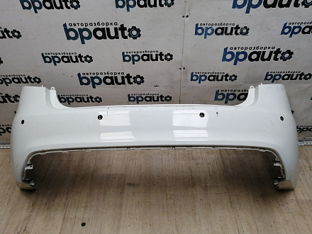 AA046121; Бампер задний; под паркт. (86611-4Y000) для Kia Rio III Sedan (2011- 2015)/БУ; Оригинал; Р1, Мелкий дефект; 