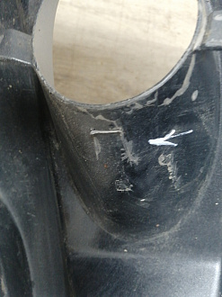 BA000182; Бампер передний; без паркт.; под омыват. (52119-05190) для Toyota Avensis/БУ; Оригинал; Р1, Мелкий дефект; 