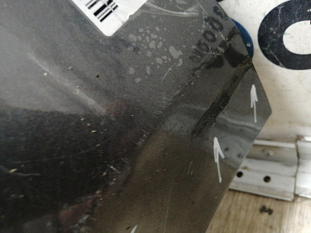 AA045615; Бампер задний; под паркт. (86611-4L200) для Hyundai Solaris I HB (2010- 2014)/БУ; Оригинал; Р1, Мелкий дефект; 