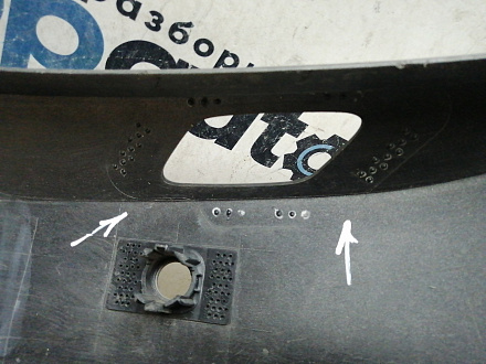 AA045687; Бампер передний; под паркт.; под омыват. (5СU807221A) для Volkswagen Jetta VI рест. (2015-2018)/БУ; Оригинал; Р1, Мелкий дефект; 