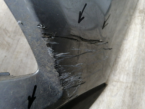 Фотография детали AA045585; Бампер передний; под паркт.; под омыват. (TK21-50031) для Mazda CX-9 I рест. (2012-2016)/БУ; Оригинал; Р1, Мелкий дефект; . Фото номер 3