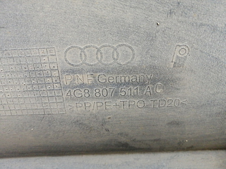 AA026282; Бампер задний, S-line; под паркт. (4G8 807 511 AC) для Audi A7 I Sportback (2010-2014)/БУ; Оригинал; Р0, Хорошее; 